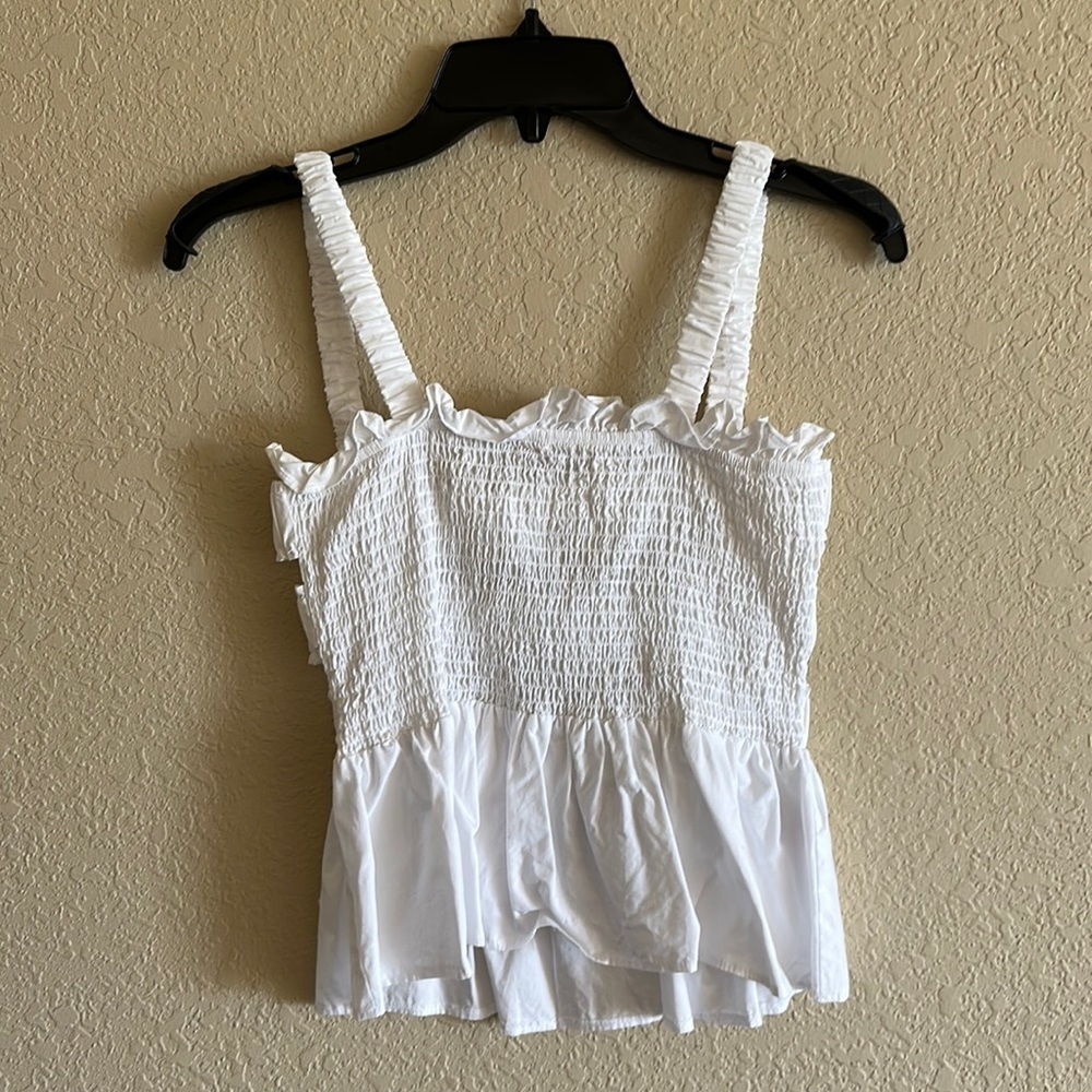 Topshop white top size S